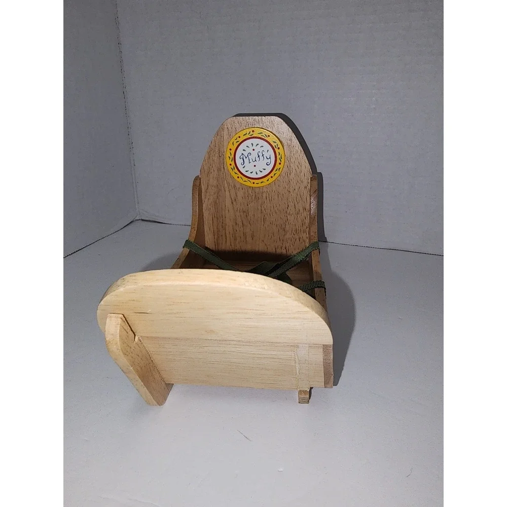 Muffy VanDerBear Wooden Dog Sled *As‎ Is